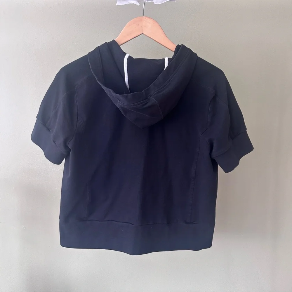 Lauren Ralph Lauren Active BlackWomen's Short Sleeve Zip-Up
Hoodie Sweatshirt XL - Picture 10 of 11